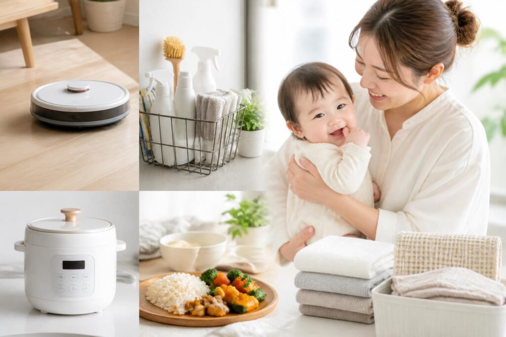 時短家事の方法を比較して、最適な選択はどれ？