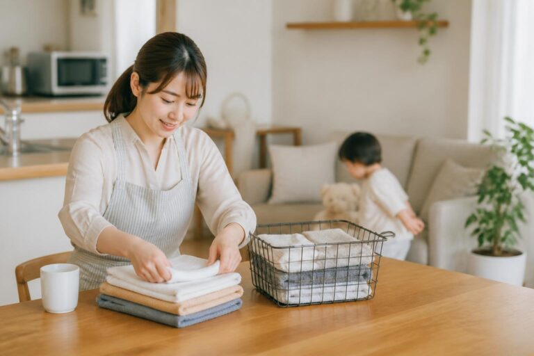 乾燥機付き洗濯機は子育てに便利？